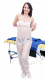 Pantalón Preso. 30g. Blanco talla/única XL 100 und