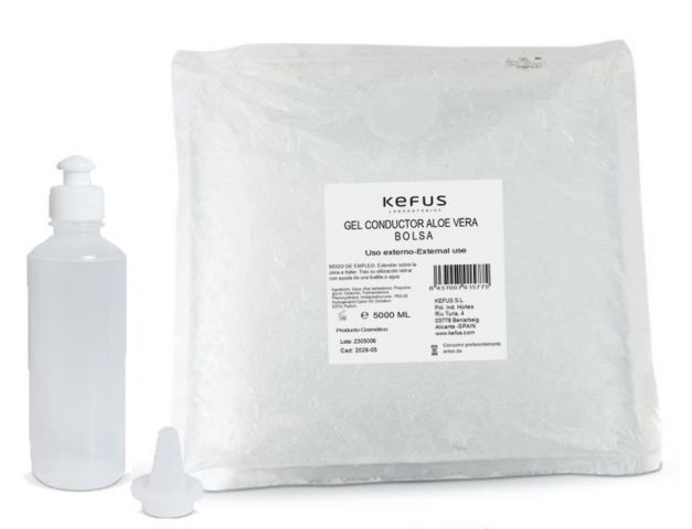 Gel Conductor ultras- 5 L. bolsa + botella Kefus