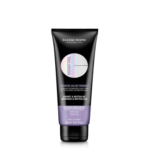 Essentiel Mascarilla Keratin Rubio Frio 200 ml.